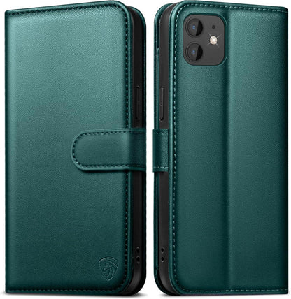 iPhone 12 Pro Handyhülle Panzer Schutz RFID Grün