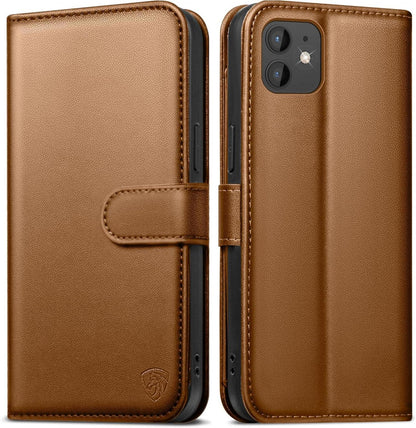 iPhone 12/12 Pro Klapphülle mit RFID Blocker & Standfunktion