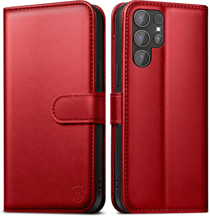 Handyhülle für Samsung Galaxy S24 Ultra Wallet Leder Flip Case