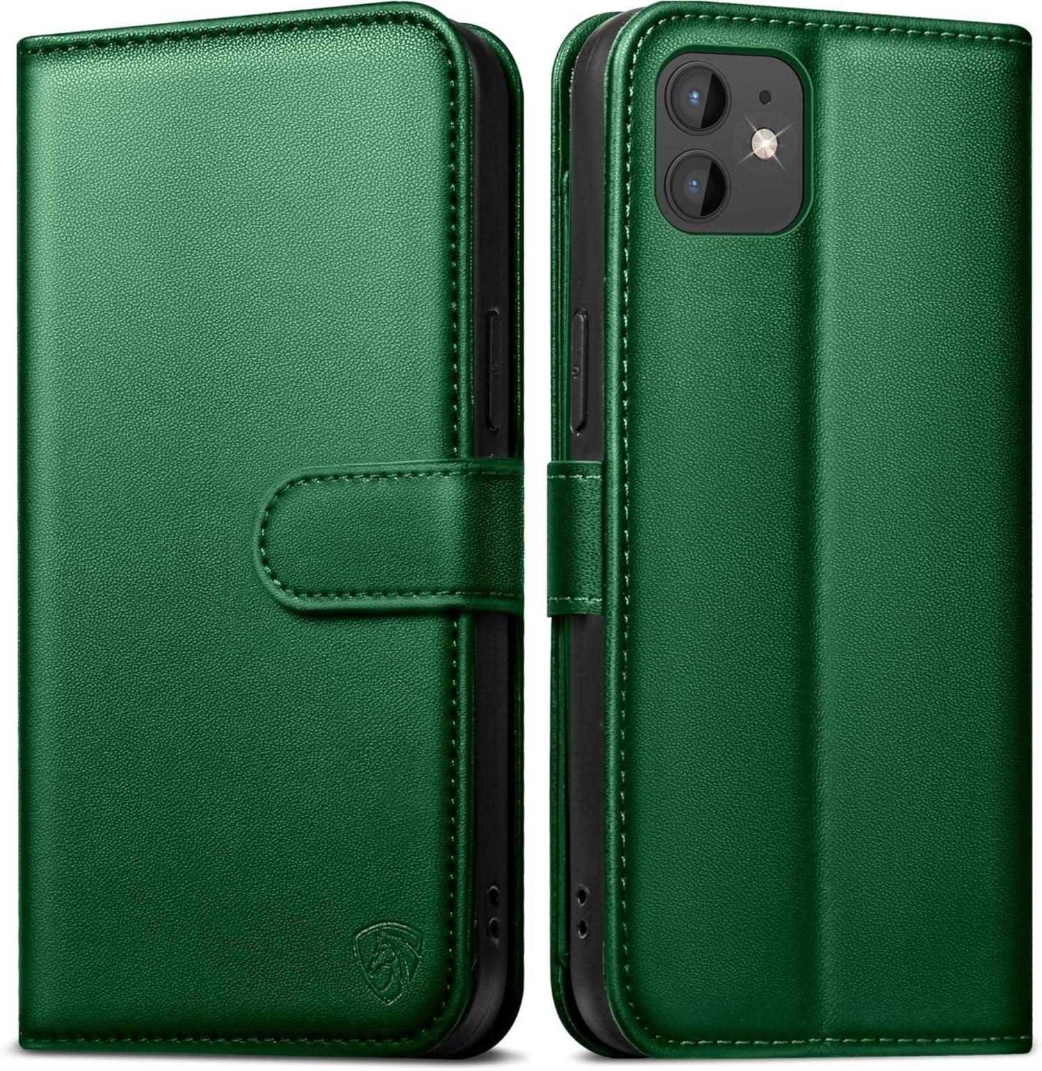 iPhone 12/12 Pro Klapphülle RFID Blocker Stoßfeste Handyhülle