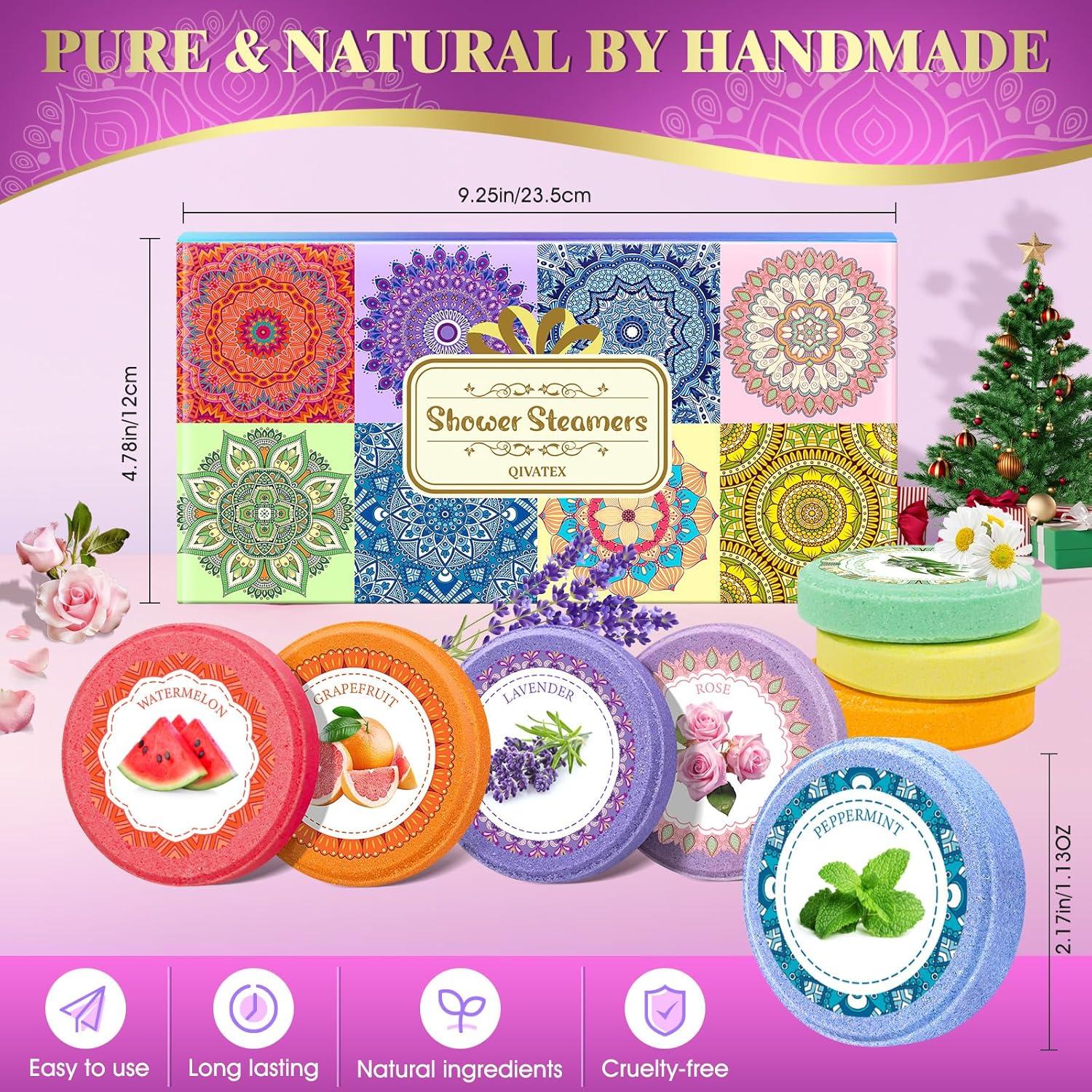 Aromatherapie Duschbomben Set 8er Pack Frauen SPA Geschenke