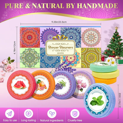 Aromatherapie Duschbomben Set 8er Pack Frauen SPA Geschenke