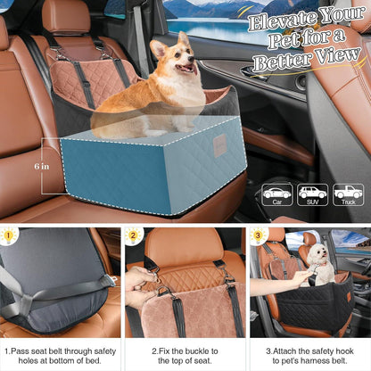 Hunde Autositz mit Tasche & Leine – Bequem & Sicher