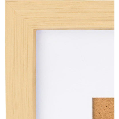 3er-Set Bilderrahmen 50x70cm Holzfarben Acrylglas MDF