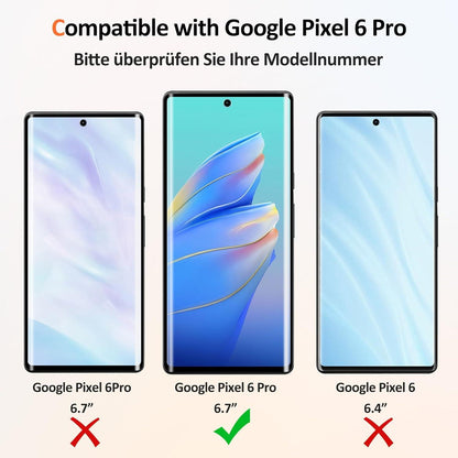 Panzerglas Google Pixel 6 Pro Displayschutz 2 Stück 9H