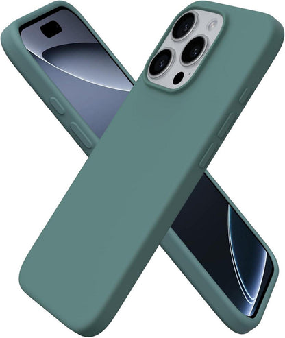 Handyhülle für iPhone 16 Pro aus flüssigem Silikon 6,3 Zoll