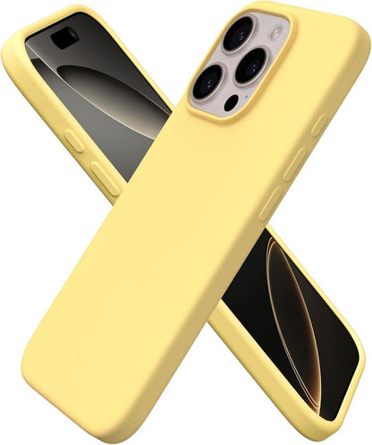 iPhone 16 Pro Hülle Silikon 6,3 Zoll Kratzfeste Stoßfeste Case