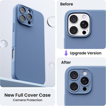 iPhone 16 Pro Max Hülle - Kameraschutz, Silikon, 6.9 Zoll - Französisch Blau