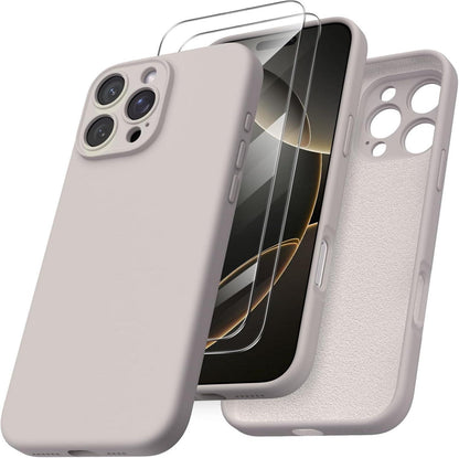 Silikonhülle kompatibel mit iPhone 16 Pro Max, Kameraschutz