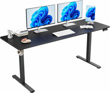 Elektrischer höhenverstellbarer Schreibtisch 170x60cm Schwarz