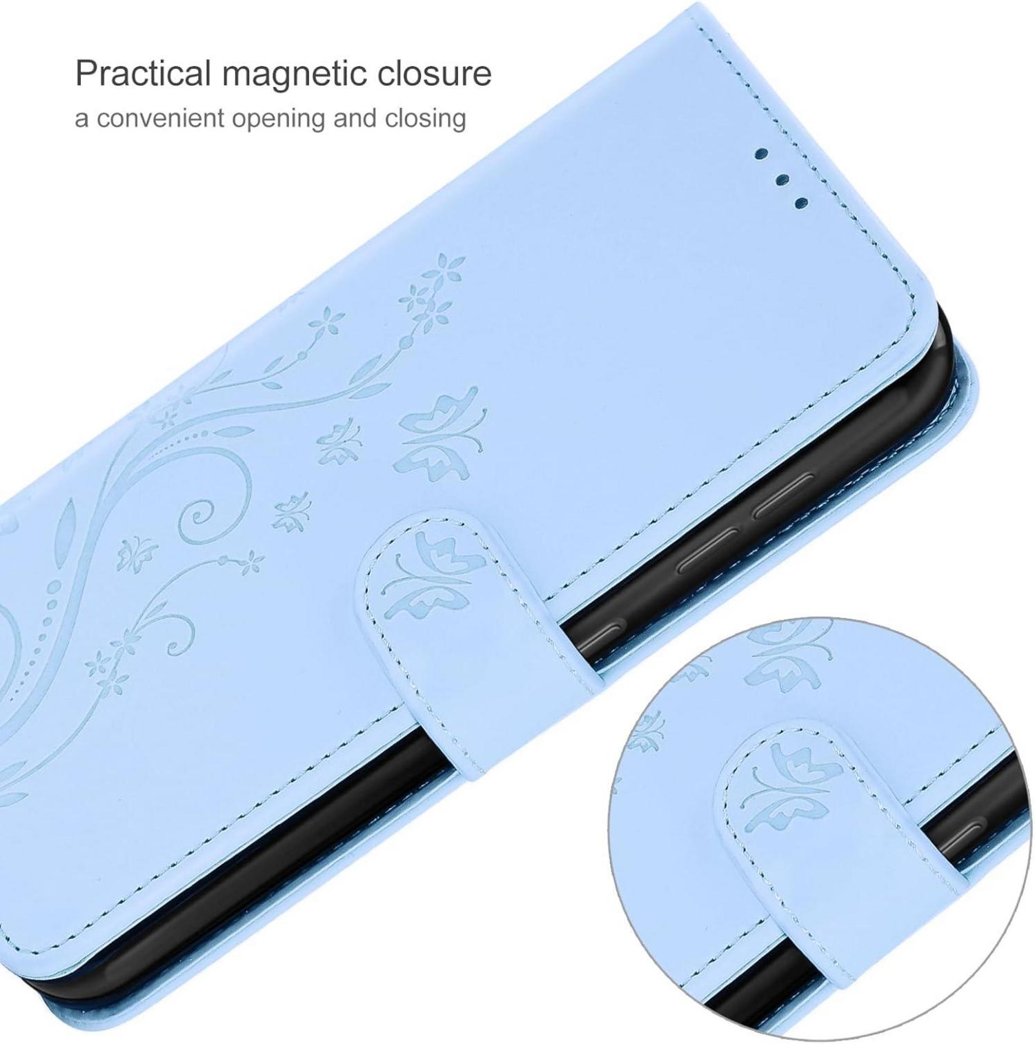 AROYI Xiaomi Redmi Note 13 4G Hülle Wallet Schutzhülle Blau