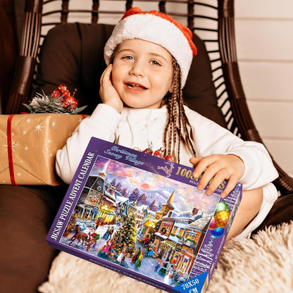 Adventskalender 2026 Vintage Puzzle Weihnachten Dekoration