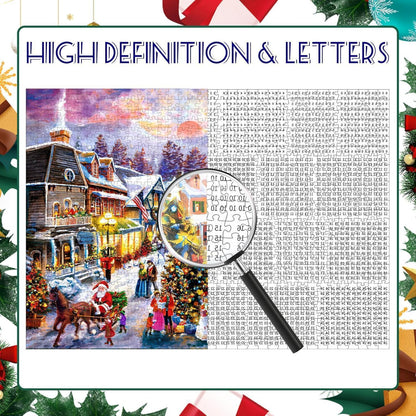 Adventskalender 2026 Vintage Puzzle Weihnachten Dekoration