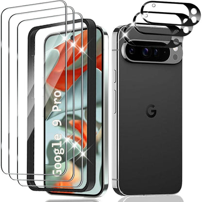 Schutzfolie Google Pixel 9 Pro Panzerglas Positionierhilfe