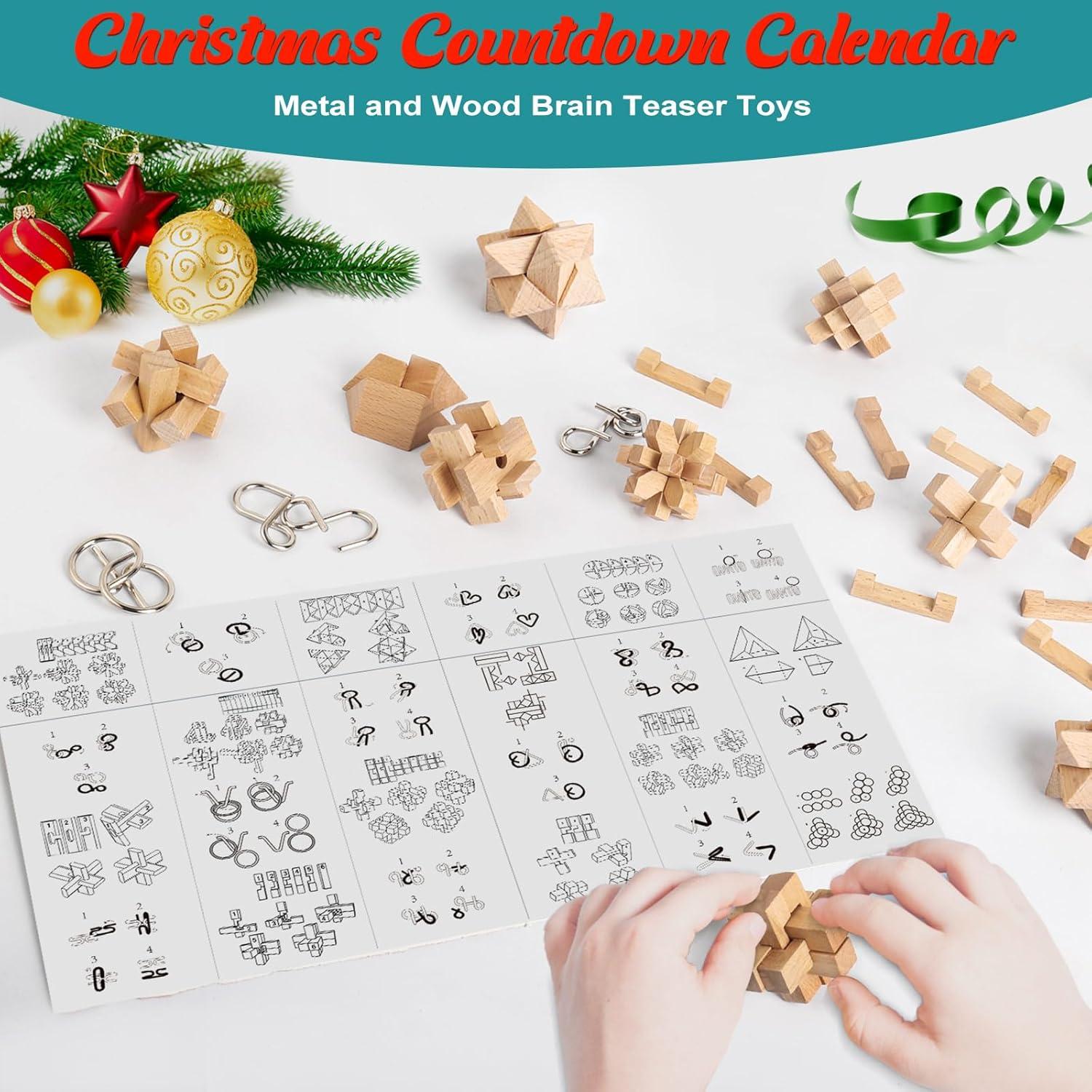 Adventskalender Knobelspiele 2024 für Kinder und