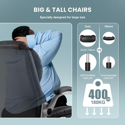 Bürostuhl Ergonomisch Schwarz höhenverstellbar mit Armlehne