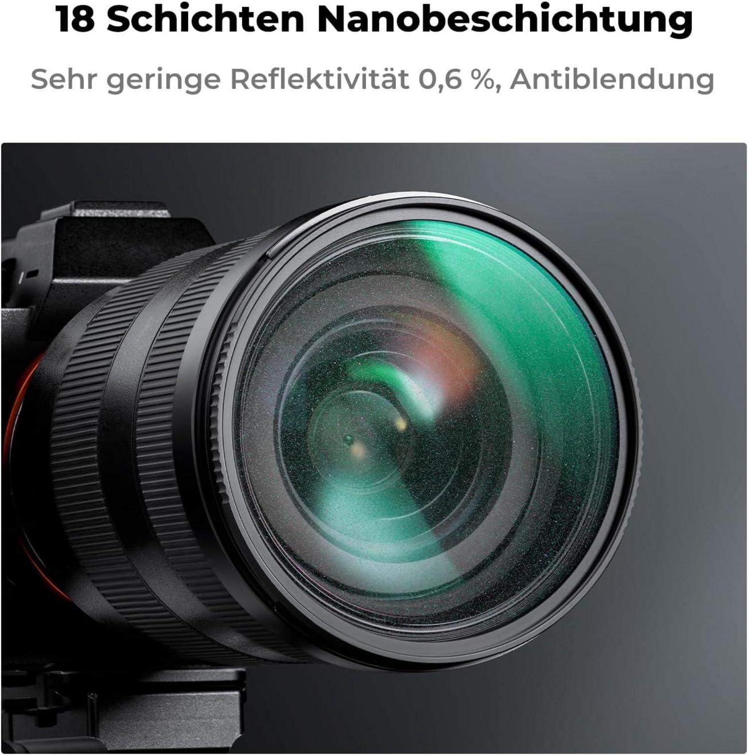 67mm Nano-K Shimmer Diffusion Filter Optisches Glas 18 Schichten Nano-Beschichtung