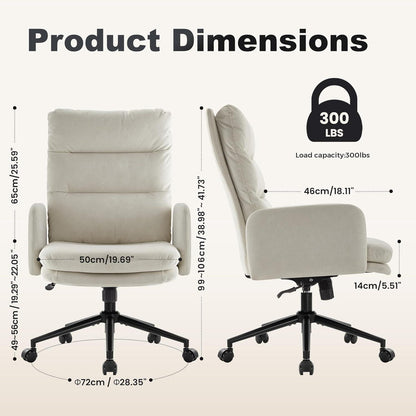 Schminktisch Stuhl Bürostuhl Rollen Ergonomisch Armlehne