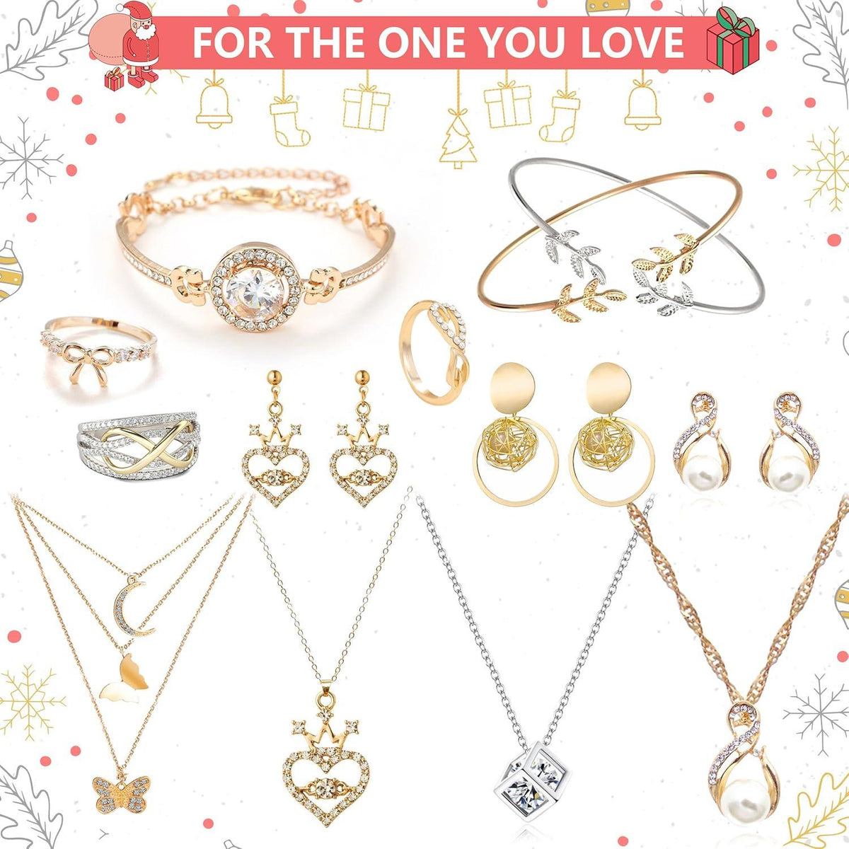 ZJTAPE Schmuck Adventskalender Frauen 2024 - 12