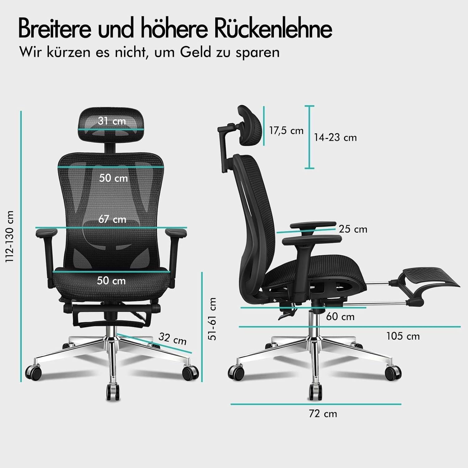 Ergonomischer Bürostuhl mit