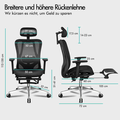 Ergonomischer Bürostuhl mit