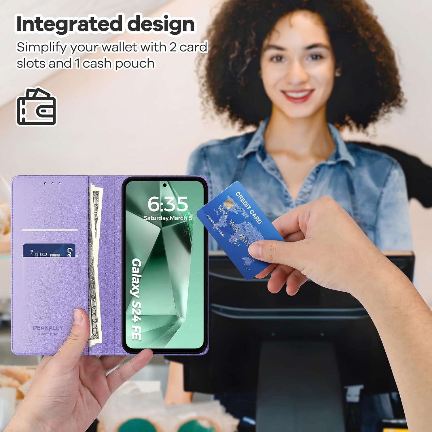 Samsung Galaxy S24 FE 5G Hülle mit Panzer Schutzglas und