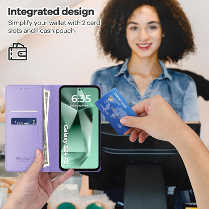 Samsung Galaxy S24 FE 5G Hülle mit Panzer Schutzglas und