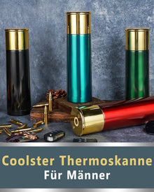 Valentinsgeschenk Trinkflasche Edelstahl 750ml Gold Rot