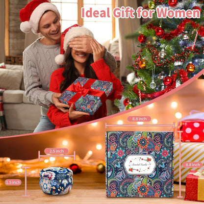 Auriostar Duftkerzen Geschenkset 9 Stück Sojawachs Weihnachten Mütter Frauen