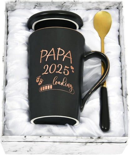 Marmor Kaffeetasse 400ml Geschenk für werdende Papa 2025