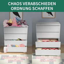 ORLISA Malm Organizer Set für Kommode Schubladen 14tlg Beige