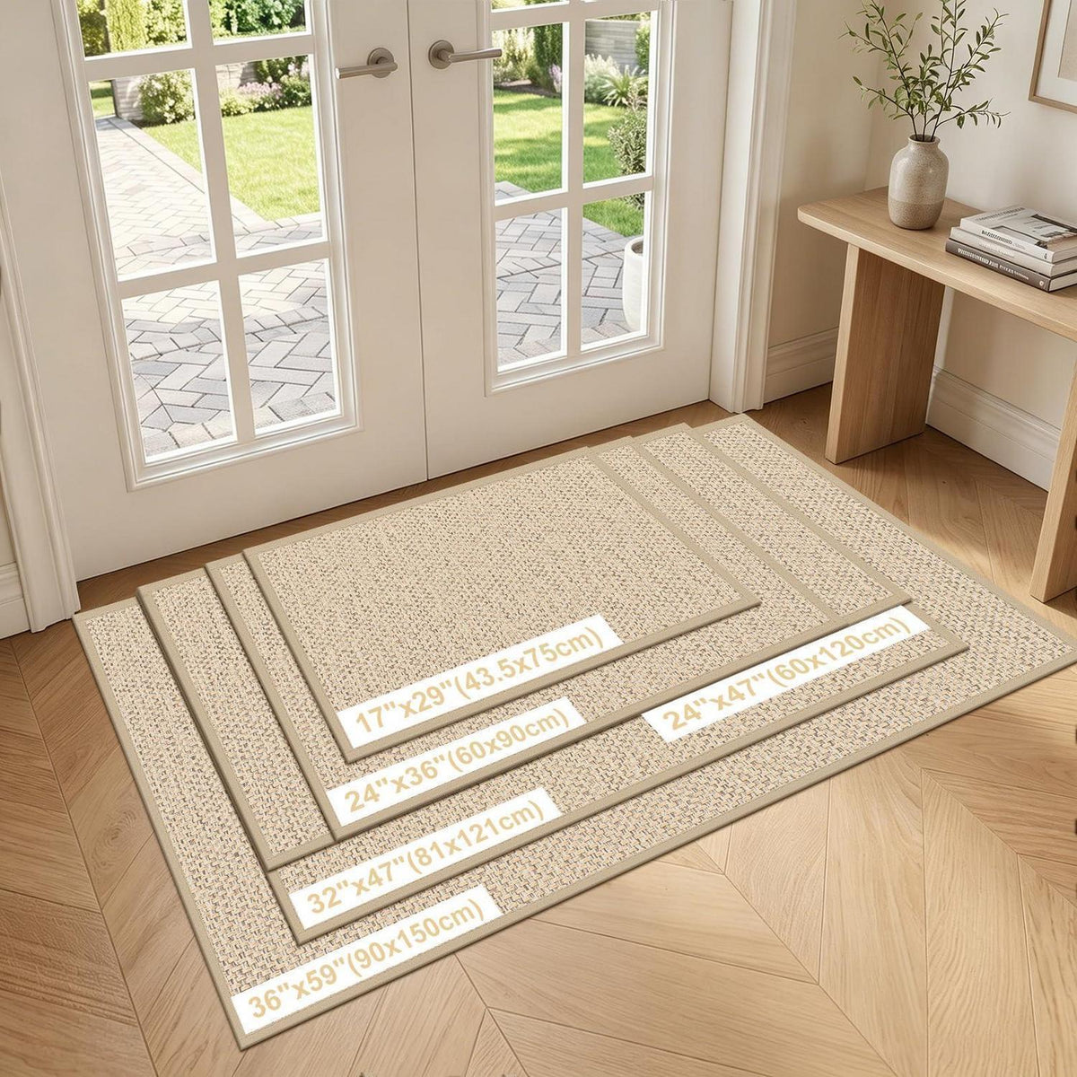 Fussmatte Innen 90x150 cm – Rutschfest & Waschbar