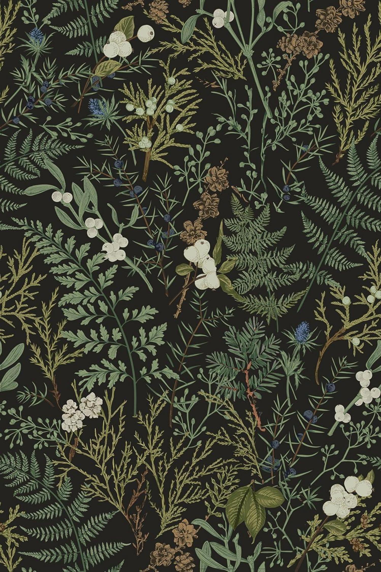 Selbstklebende Tapete Floral Blätter Wanddeko 44x1000cm