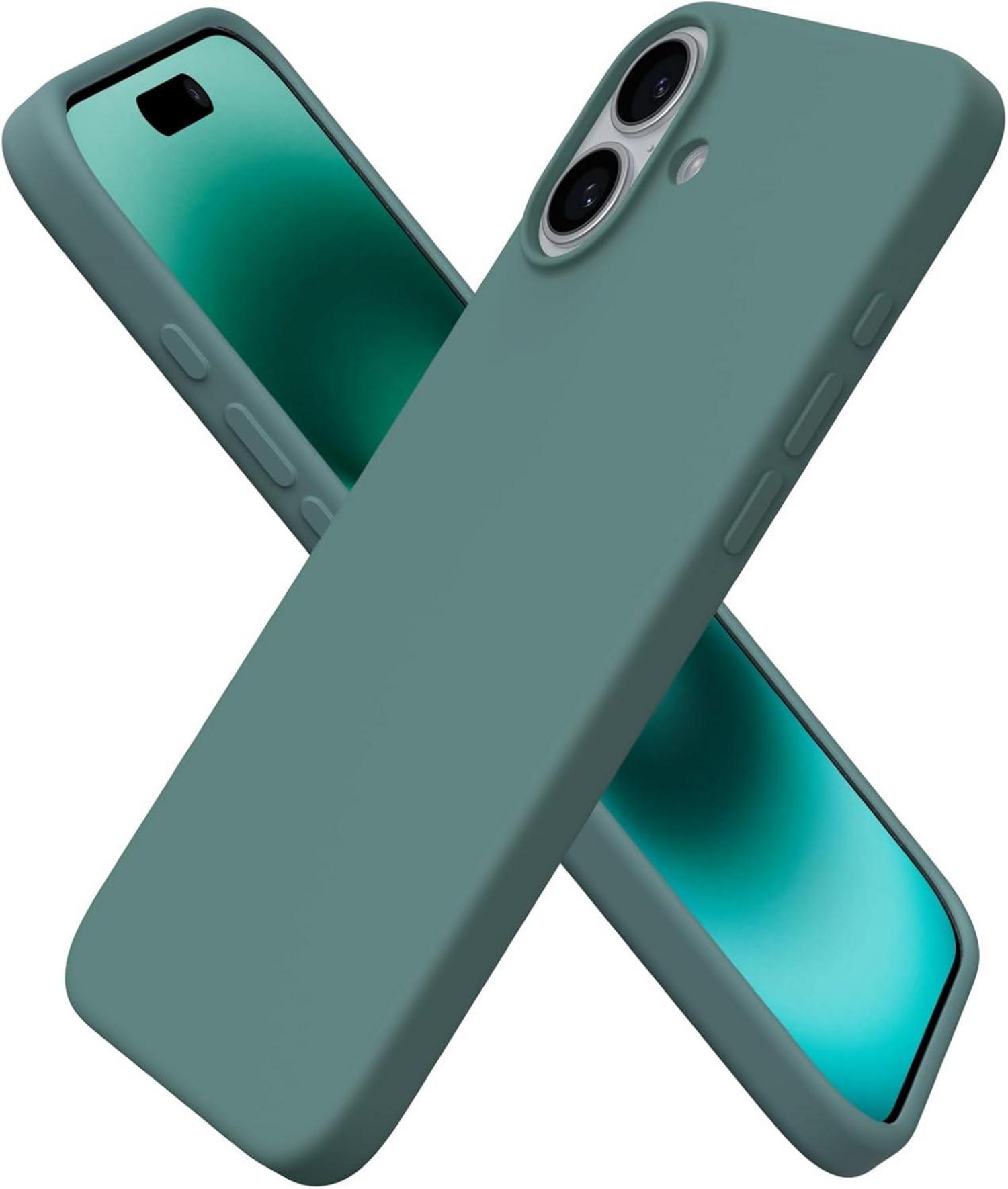 iPhone 16 Plus Hülle Silikon 6,7 Zoll flüssiges Silikon Kratzfeste
