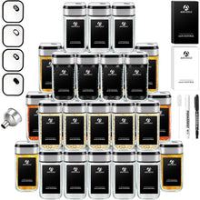 35-teiliges Gewürzglas Set | Omnidirektionale Drehung