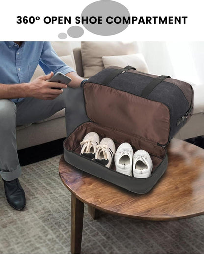 Reisetasche Weekender Herren 56L Handgepäck Sporttasche Duffle Bag