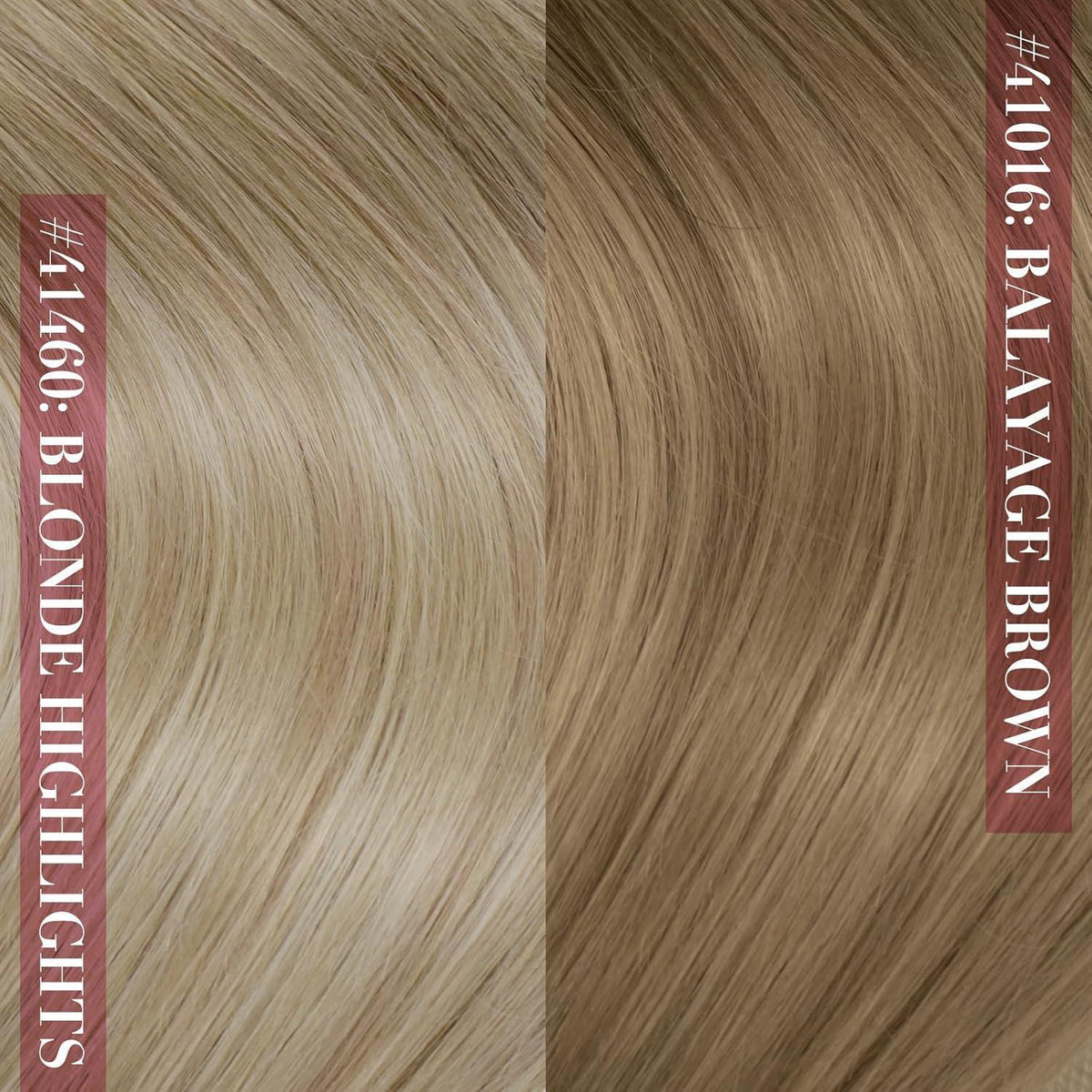 Clip-in Echthaar Extensions Dunkelbraun Ombre Blond 50cm