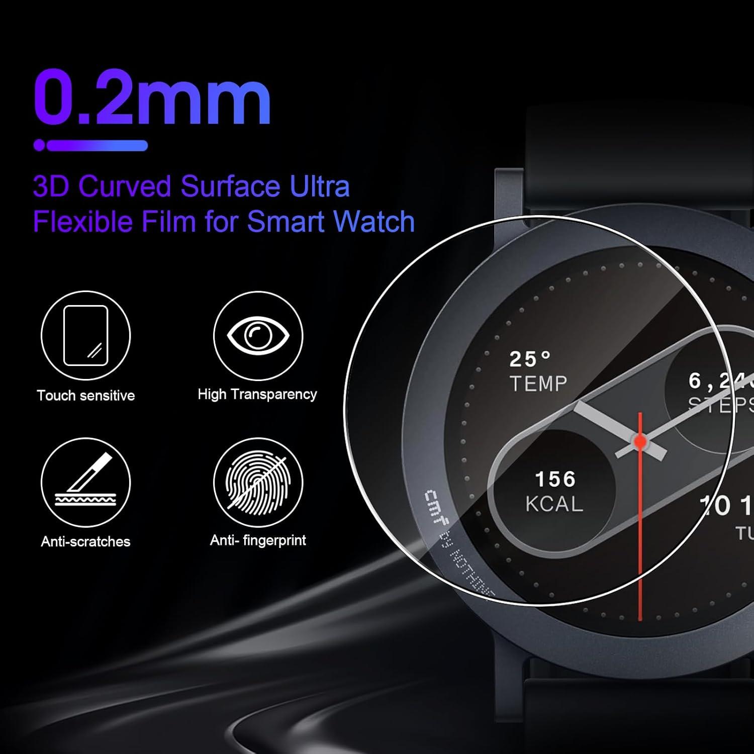 3er Pack Panzerglas Schutzfolie für Nothing CMF Watch Pro 2