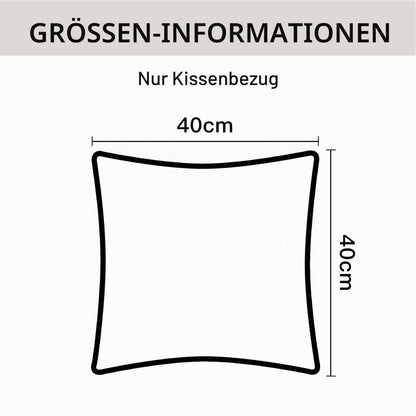 Weihnachtliche Tartan Kissenbezüge 2er Set Rot Weiß 40x40cm