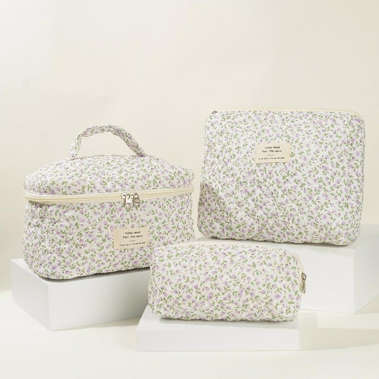3-teiliges Kosmetiktaschen-Set Reise Make-up Bag