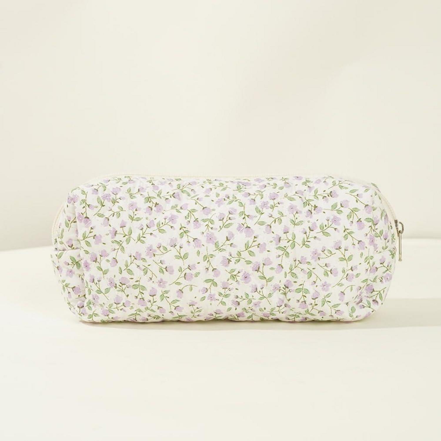 3-teiliges Kosmetiktaschen-Set Blumenmuster Damen Kawaii Reise Beauty