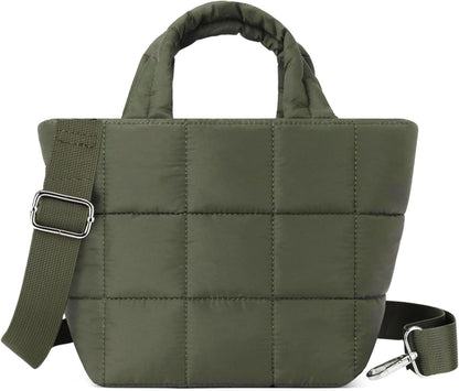TIAASTAP Mini Puffer Crossbody Bag Leichte Gesteppte Handtasche