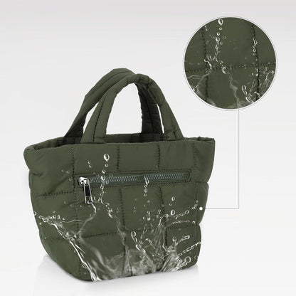 TIAASTAP Mini Puffer Crossbody Bag Leicht & Langlebig mit Reißverschluss