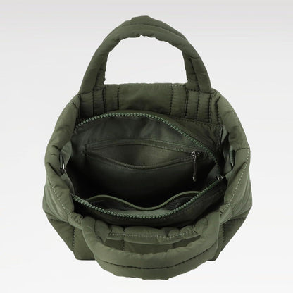 Mini Puffer Tote Bag Gesteppte Umhängetasche Leicht Crossbody Handtasche