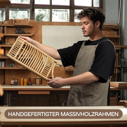 Beistelltisch Rund Boho-Massivholz Schnelle Montage