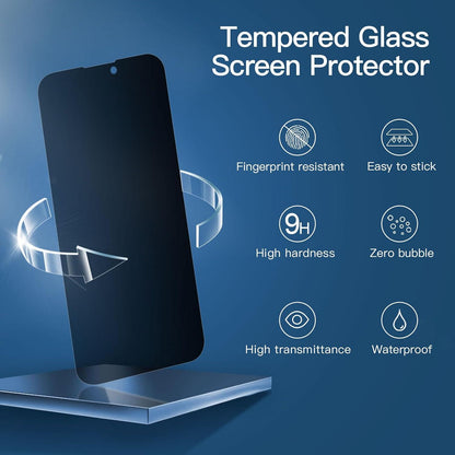 Sichtschutz Panzer Schutz Glas für iPhone 14 Pro 6,1 Zoll, 3er Set
