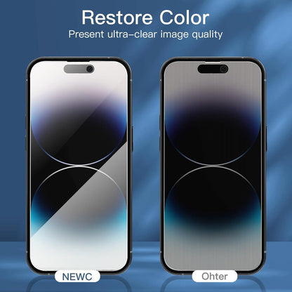 Sichtschutz Panzer Schutz Glas für iPhone 14 Pro 6,1 Zoll, 3er Set