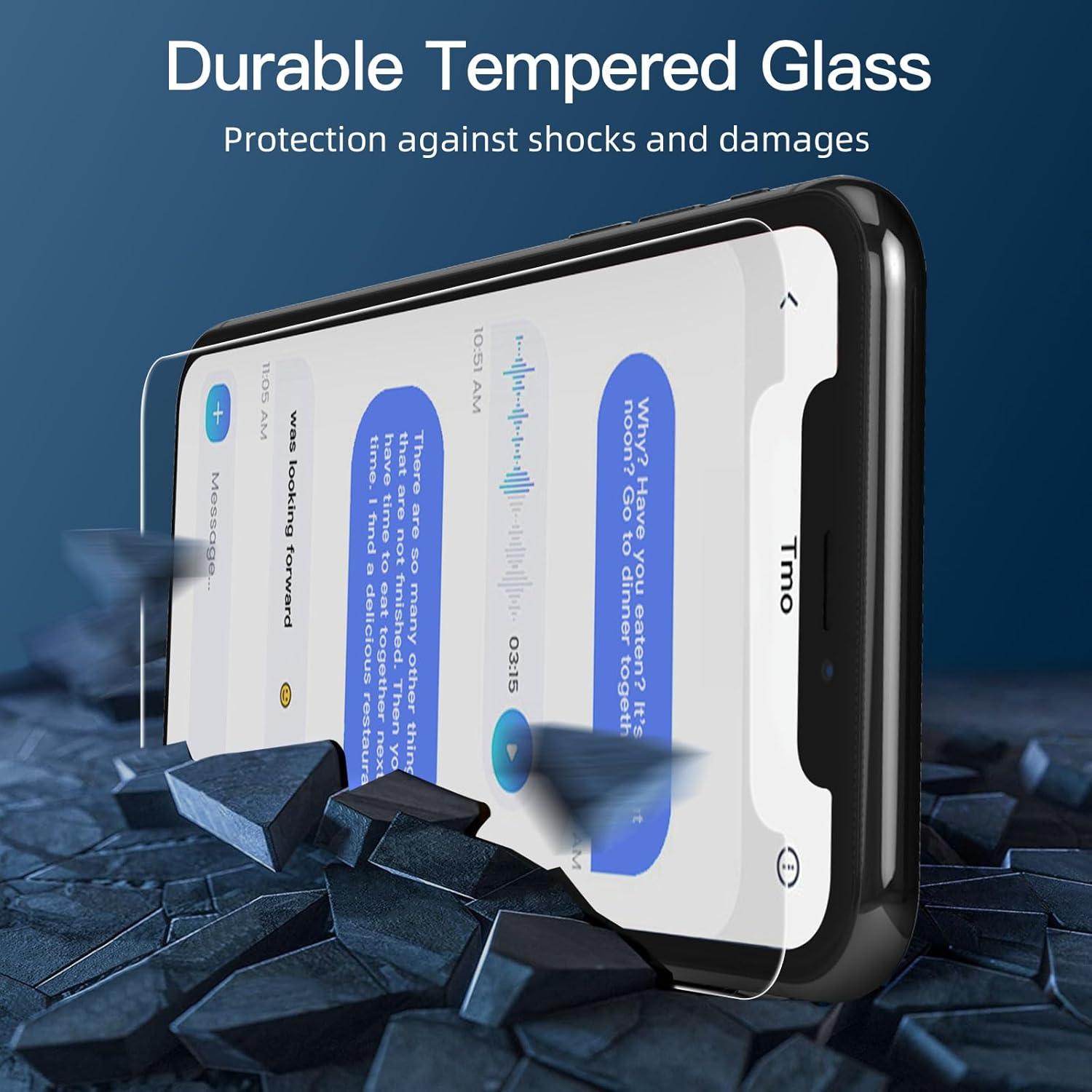 Sichtschutz Panzerglas iPhone 11 Pro X XS 5,8 Zoll 3er Pack 9H Härte