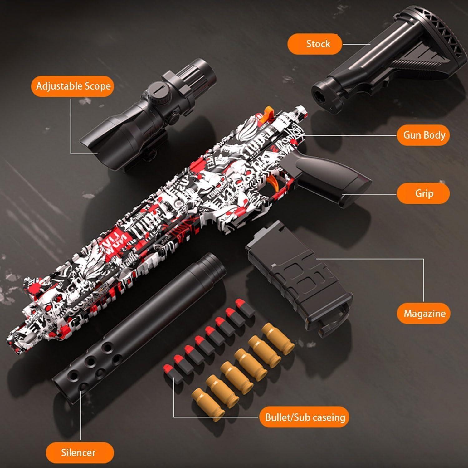 Kinder Soft Bullet Toy Pistole Schaumstoff M416 Gun Set