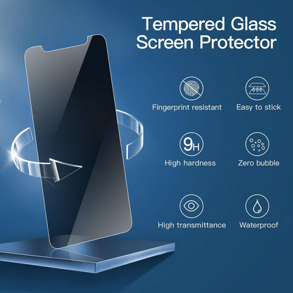 NEW'C 3er Set Sichtschutz Panzerglas iPhone 11 XR 6,1 Zoll